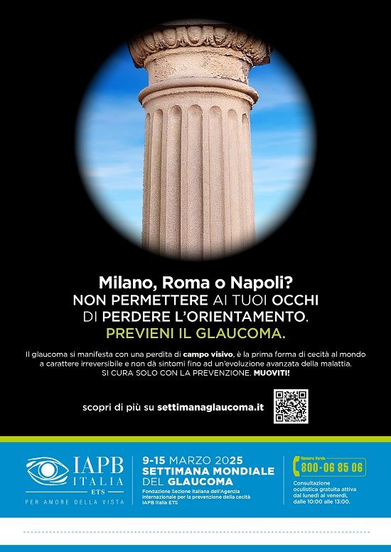 Locandina prevenzione glaucoma Marzo 2025